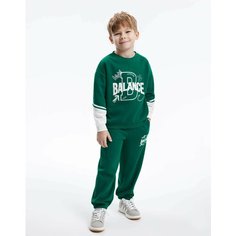 Брюки спортивные Gloria Jeans, размер 2-4г/98-104, зеленый