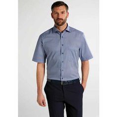 Рубашка Eterna Comfort Fit, размер 47/RU60, dark blue