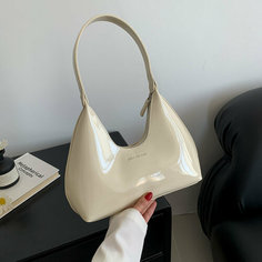 Сумка багет , бежевый French Luxury Slave