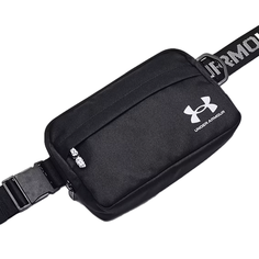 Сумка поясная Under Armour, фактура зернистая, черный