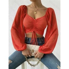 Топ MOOCIE, размер 2XL, красный