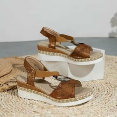 Босоножки MOOCIE, размер 39, коричневый