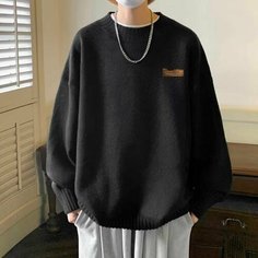 Пуловер MOOCIE, размер INT XL, , черный, Черный