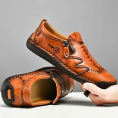 Мокасины MOOCIE, размер 48, красный