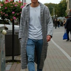 Кардиган MOOCIE, размер 3XL, , серый