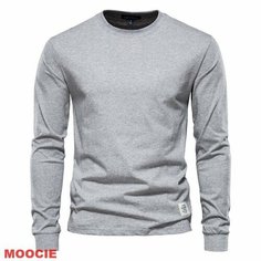 Лонгслив MOOCIE, размер M, , светло-серый