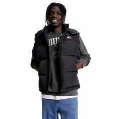 Жилет Tommy Jeans, размер TM, черный