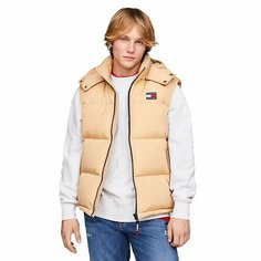 Жилет Tommy Jeans, размер TM, бежевый