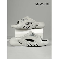 Шлепанцы MOOCIE, размер 38, серый