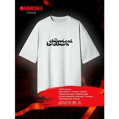 Футболка, размер L, белый/белый Нет бренда