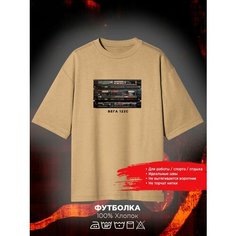 Футболка, размер M, бежевый Нет бренда