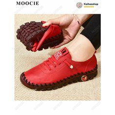 Мокасины MOOCIE, размер Длина стопы 27.0cm/CN 44, красный