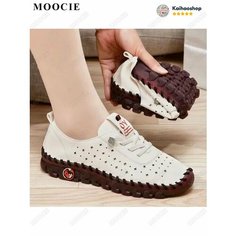 Мокасины MOOCIE, размер Длина стопы 26.5cm/CN 43, белый