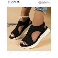 Босоножки MOOCIE, размер Длина стопы 22.5 см, черный (02)