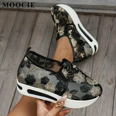 Слипоны MOOCIE, размер Длина стопы 24 см, черный