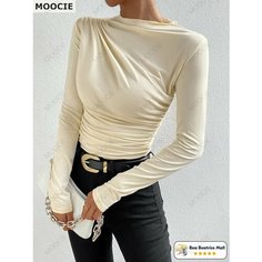 Майка MOOCIE, размер S, бежевый