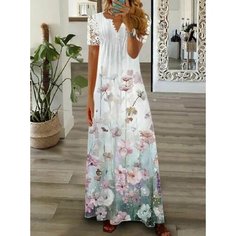 Платье MOOCIE Базовая коллекция, размер 2XL-Короткий рукав