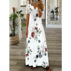 Платье MOOCIE Базовая коллекция, размер 5XL-Короткий рукав