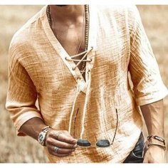 Рубашка MOOCIE, размер 5XL, желтый