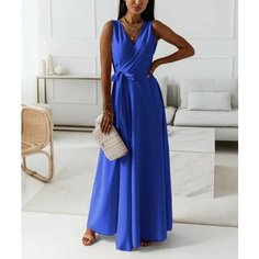 Платье Базовая коллекция, размер L., синий Нет бренда