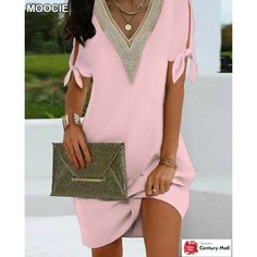 Платье MOOCIE Базовая коллекция, размер XXL, розовый