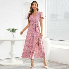 Платье MOOCIE Базовая коллекция, размер INT M, розовый