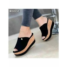 Сабо , размер CN 41 (Длина стельки 25.5 см .), черный Нет бренда