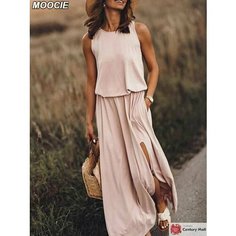 Платье Базовая коллекция, размер 3XL., хаки Нет бренда