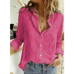 Рубашка , размер INT L, темно-розовый Нет бренда