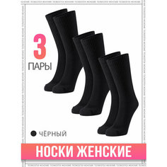 Носки TECNICOTEX Daily, комплект, 3 пары, размер 36-41, черный