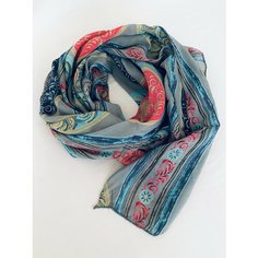 Шарф Girandola для женщин,150х70 см, серый