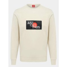 Свитшот JUST CLOTHES, размер 50, , молочный