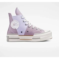 Кеды Converse, размер 4,5 US, белый/сиреневый/фиолетовый