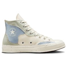 Кеды Converse Chuck 70 Hi, размер 4,5 US, светло-зеленый/серый/бежевый