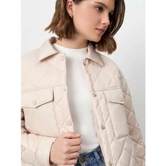 Куртка JUST CLOTHES, размер 46, бежевый