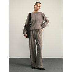 Брюки Zarina, размер 4XL (RU 56), капучино