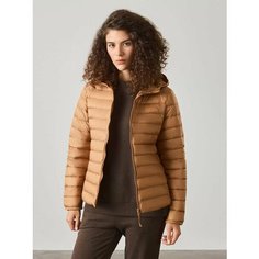 Куртка JUST CLOTHES, размер 44, бежевый