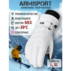 Перчатки ARMSPORT Зимние для мужчин и женщин, размер XL, черный