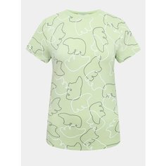 Футболка Lucky Bear, размер XS, зелёный