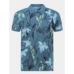 Поло Alessandro Manzoni Denim, размер 56, темно-бирюзовый