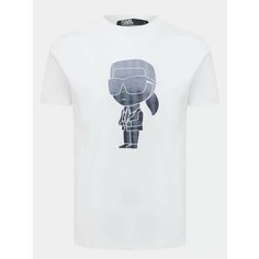 Футболка Karl Lagerfeld, размер XXL, белый