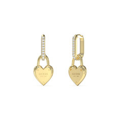Серьги с подвесками GUESS, кристалл, золотистый
