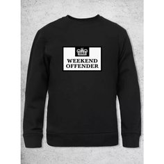 Свитшот weekend offender, размер XL, черный Моя маikа