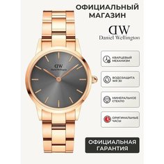 Наручные часы Daniel Wellington, серый, золотой