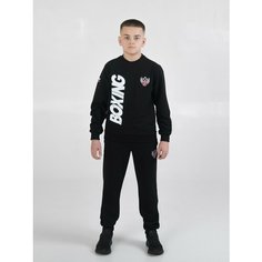Костюм спортивный KIMURA, размер 128, черный