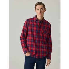 Рубашка JUST CLOTHES, размер 52, красный