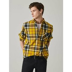 Рубашка JUST CLOTHES, размер 52, мультиколор