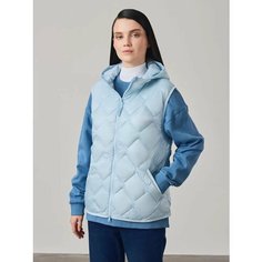 Жилет JUST CLOTHES, размер 40, голубой