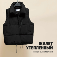Жилет , размер M, черный Нет бренда