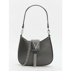 Сумка седло Valentino, темно-серебряный